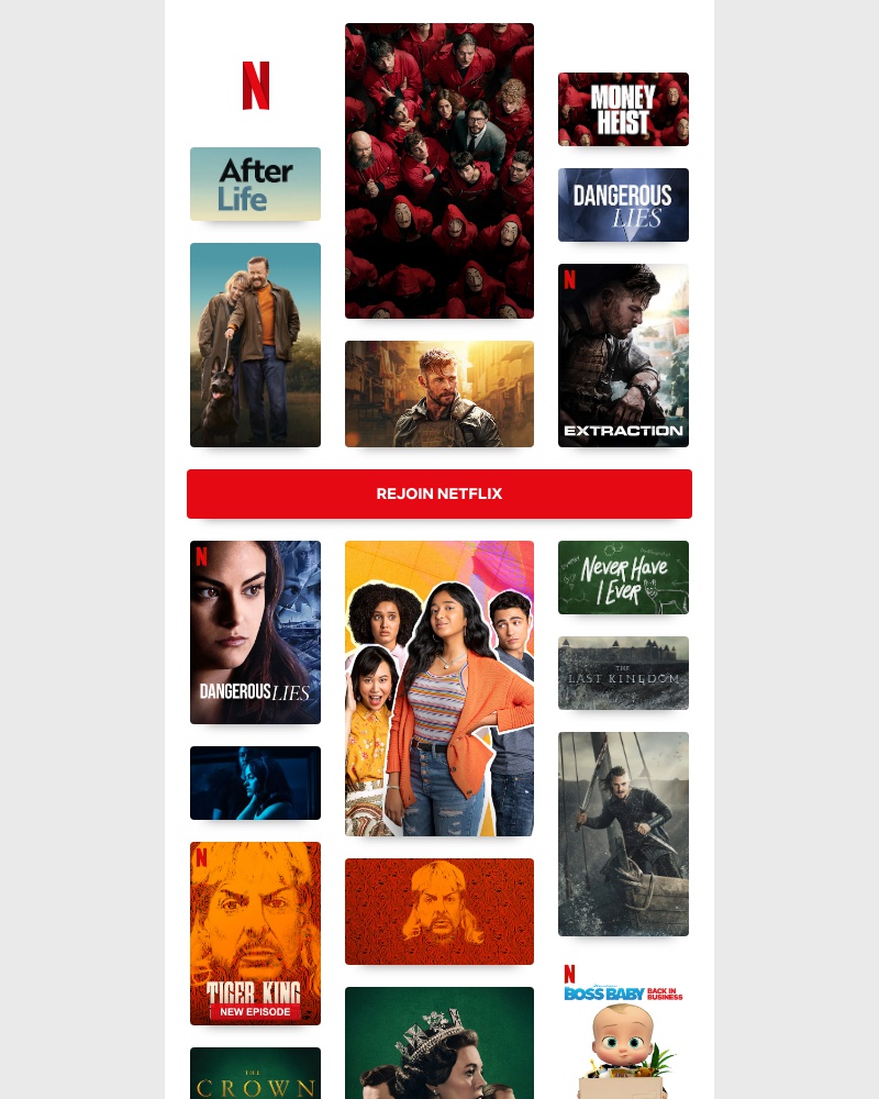 Netflix - Happy Friday, Sarah! Time to come back to Netflix...