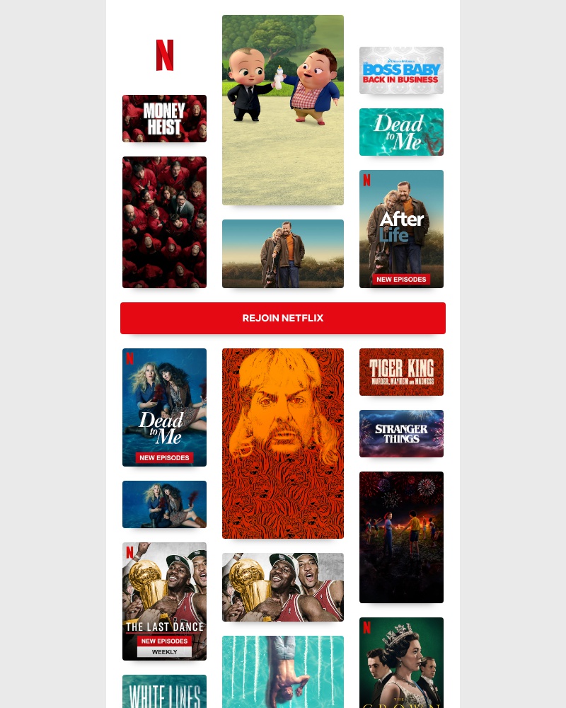 Netflix - Happy Friday, Sarah! Time to come back to Netflix...
