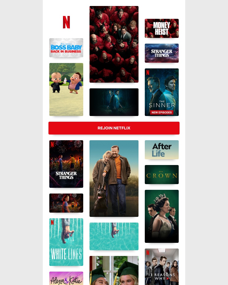 Netflix - Happy Friday, Sarah! Time to come back to Netflix...
