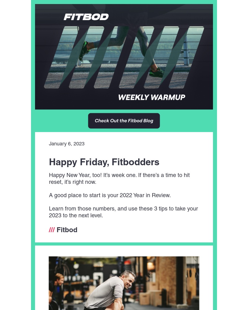 Fitbod - 🏋️🎉Happy New Year!  [Weekly Warmup]