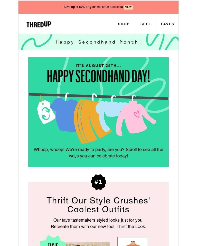 thredUP - 🥳 Happy Secondhand Day!!