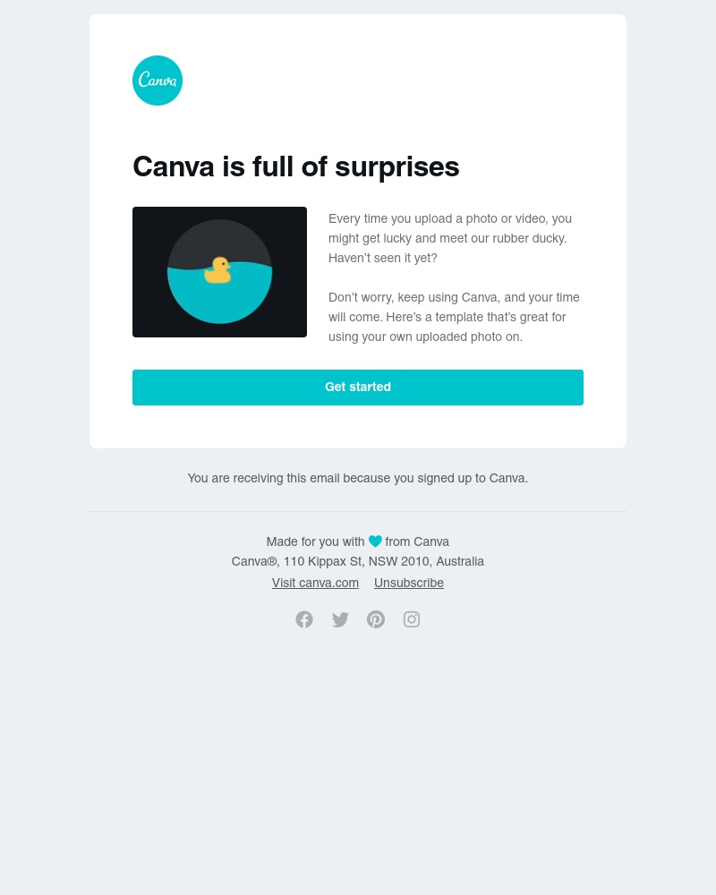 Canva - Have you met our little rubber ducky yet?