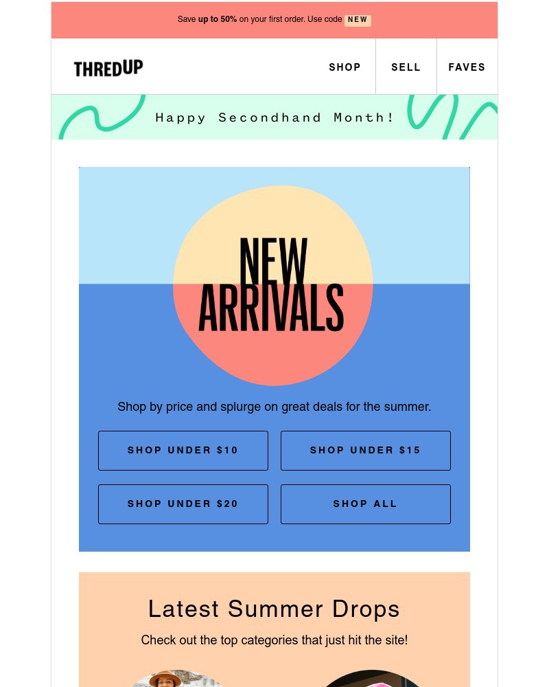 thredUP - Have you seen the new arrivals?