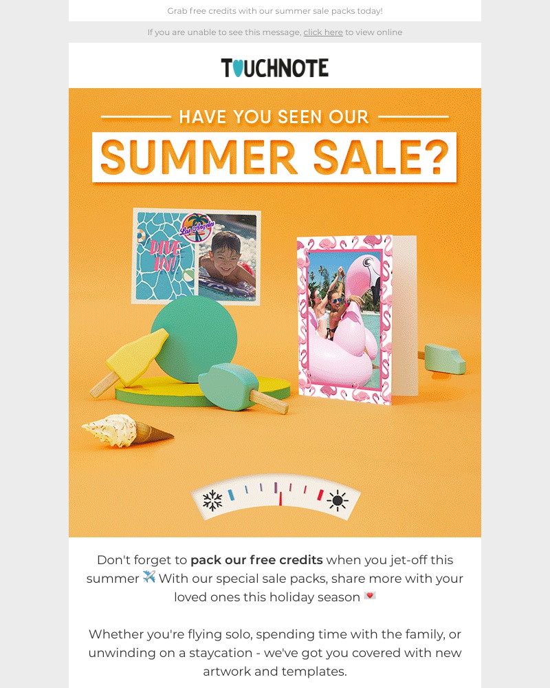 TouchNote - Have you unlocked your exclusive summer deals, Sarah? 🗝☀️