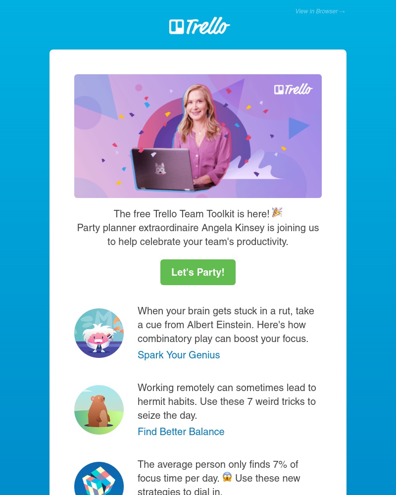 Trello - Healthy habits for remote work