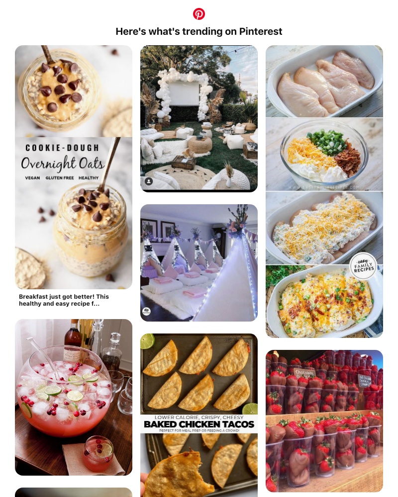 Pinterest - 🍳 Healthy recipes, Birthdays and more Pins popular on Pinterest