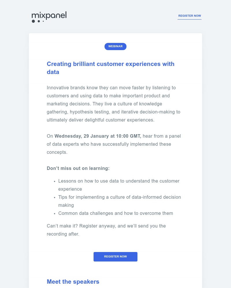 Mixpanel - Hear how these experts have used data to create better customer experiences