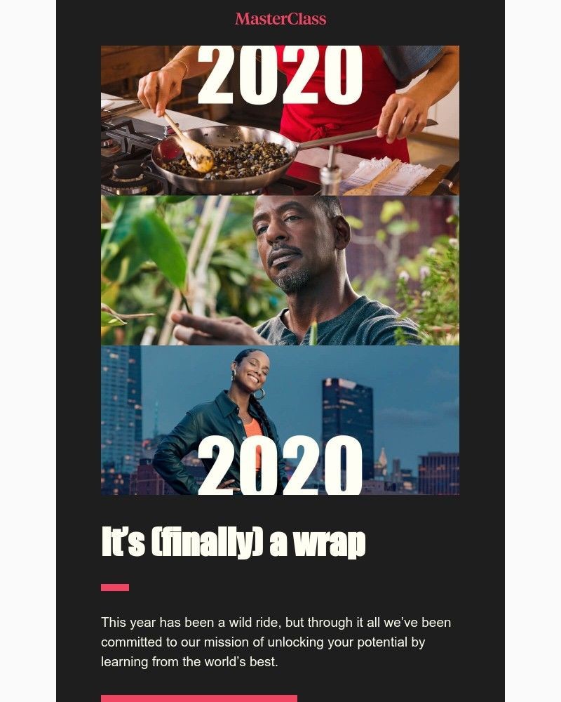  - Here’s to an unbelievable year