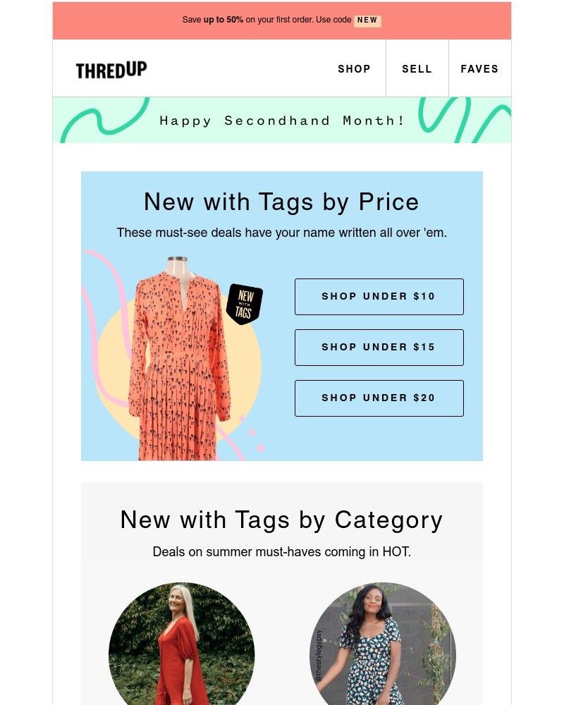 thredUP - Hey tags, let's hang. ✨