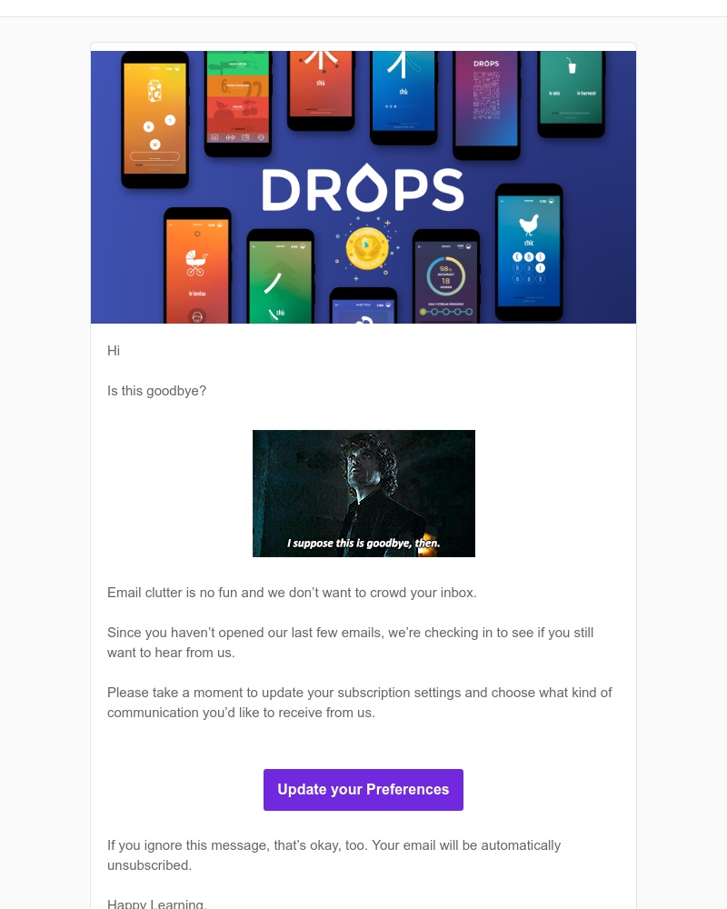 Drops - Hey, we miss you...