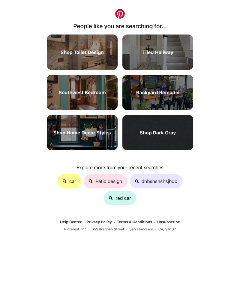 Onboarding on Pinterest video screenshot