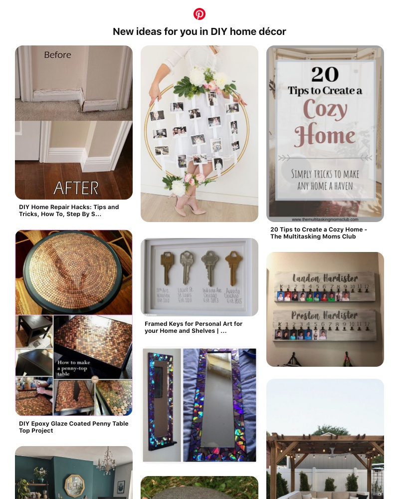 Pinterest - Hi UI Feed! 🛠 14 DIY home décor Pins to check out