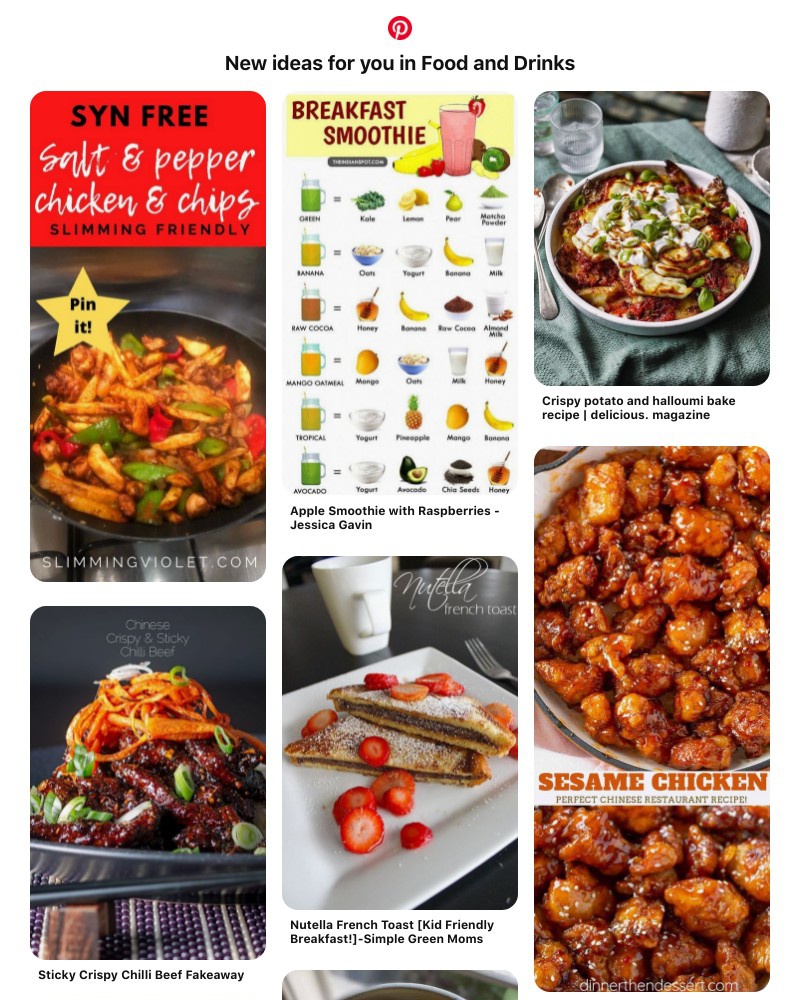 Pinterest - Hi UI Feed! 🍔🍹 15 Food and Drinks Pins you might like