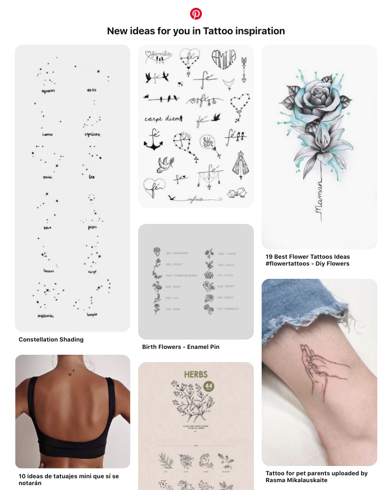 Pinterest - Hi UI Feed! 📌 15 Tattoo inspiration Pins you might like