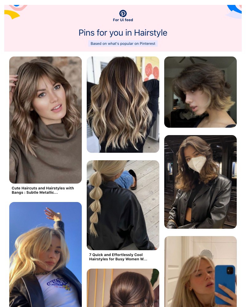 Pinterest - Hi UI Feed! 💇 17 Hairstyle Pins you might like