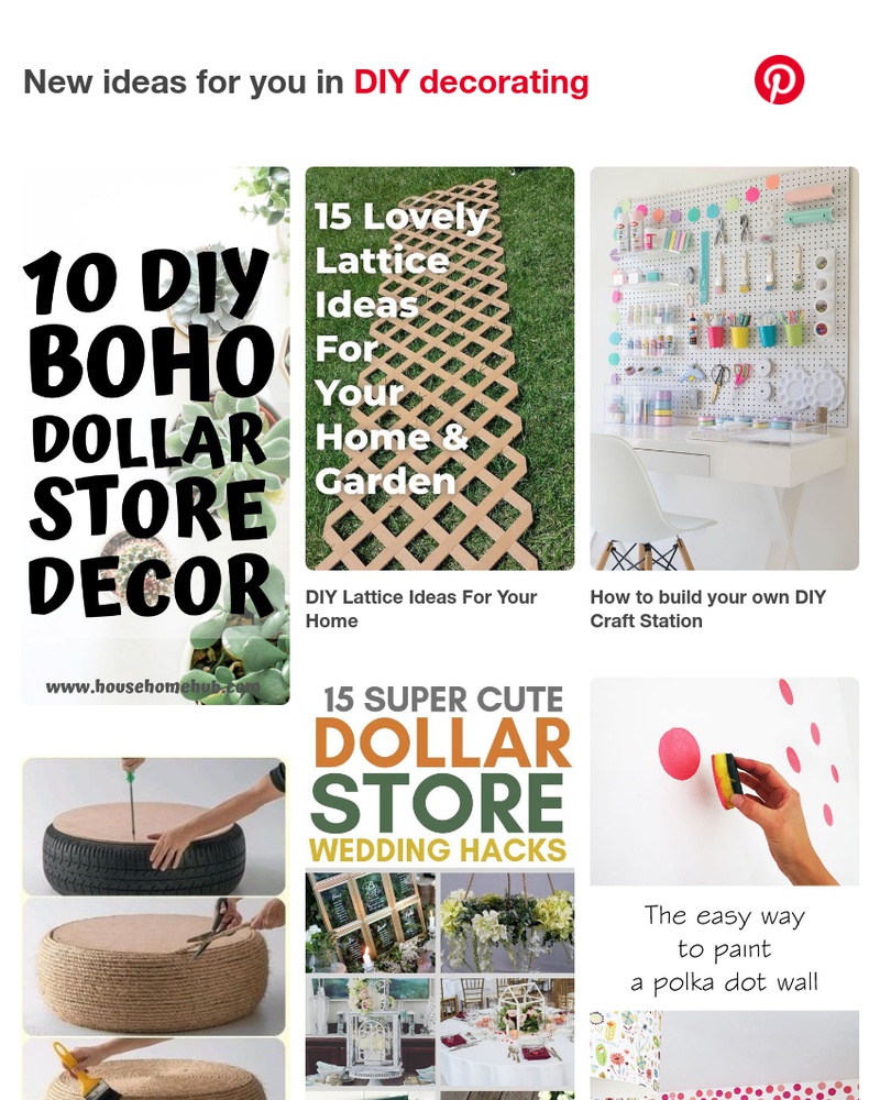Pinterest - Hi UI Feed! 🛠 18 DIY decorating Pins to check out