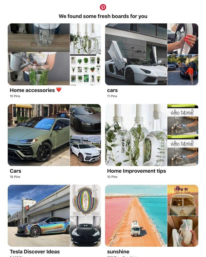 Pinterest - Hi UI Feed! Home accessories ❤️, cars and 12 other boards like yours