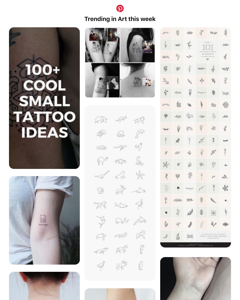 Pinterest - Hi UI Feed! 📌 Minimal tattoo, Small tattoos and more Pins trending on Pinterest