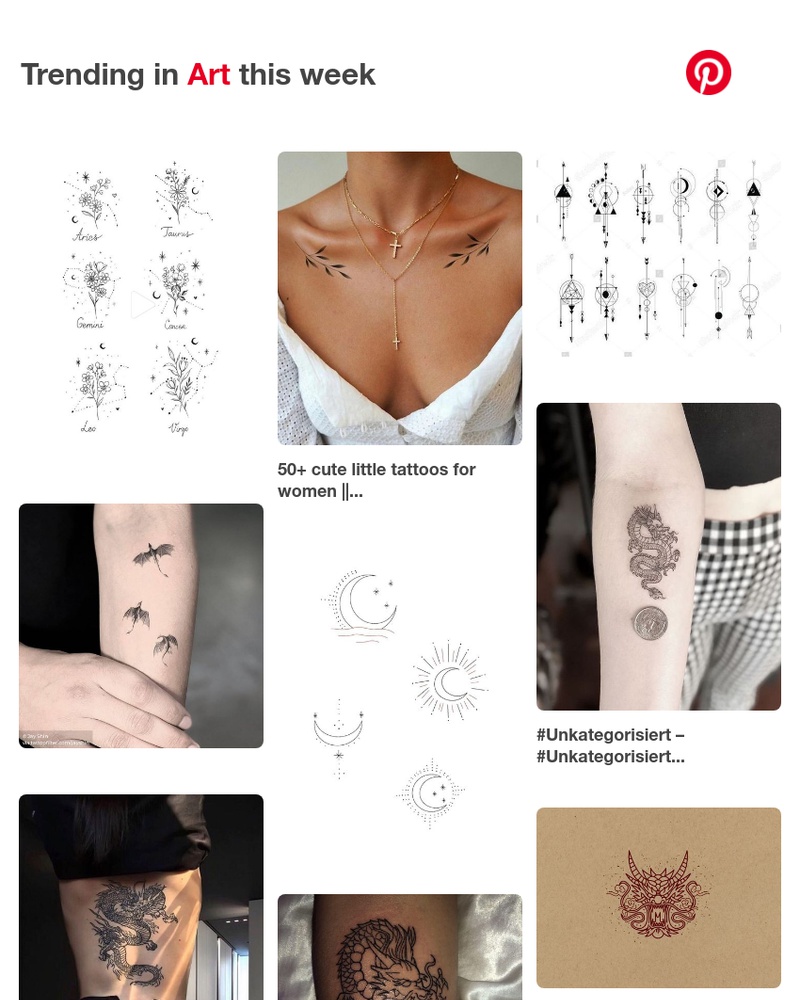 Pinterest - Hi UI Feed! 📌 Minimalist tattoos, Dragon tattoo designs and more Pins trending on Pinterest