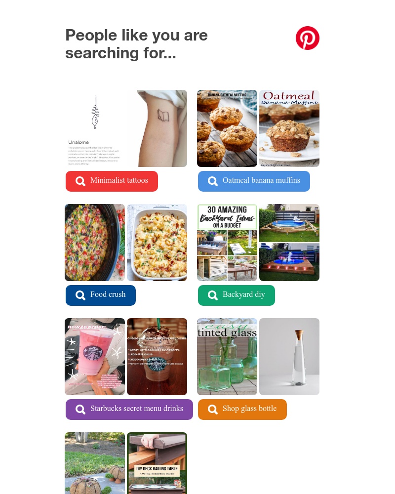 Pinterest - Hi UI Feed! Minimalist Tattoos, Oatmeal Banana Muffins and more ideas to search for