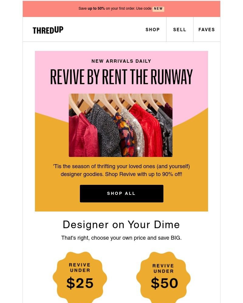 thredUP - High end for low, low, low 😎🛍️