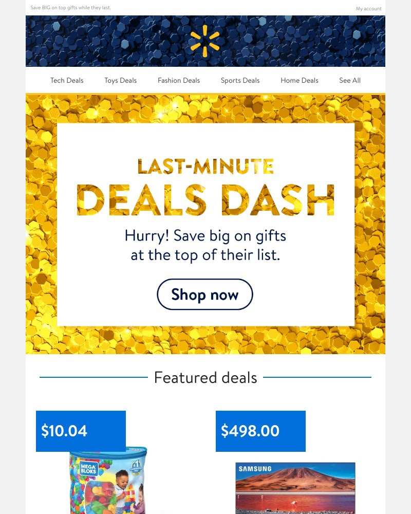 Walmart - Ho-ho-hold up! HUGE DEALS are here 🎅