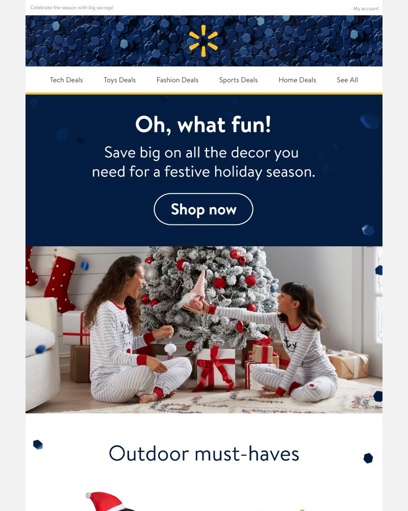 Walmart - Ho-ho-holiday decor 🎄
