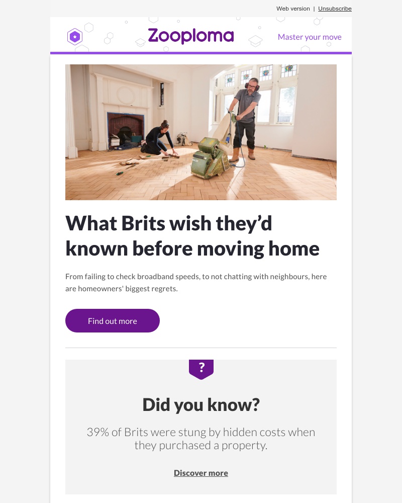 Onboarding on Zoopla video screenshot