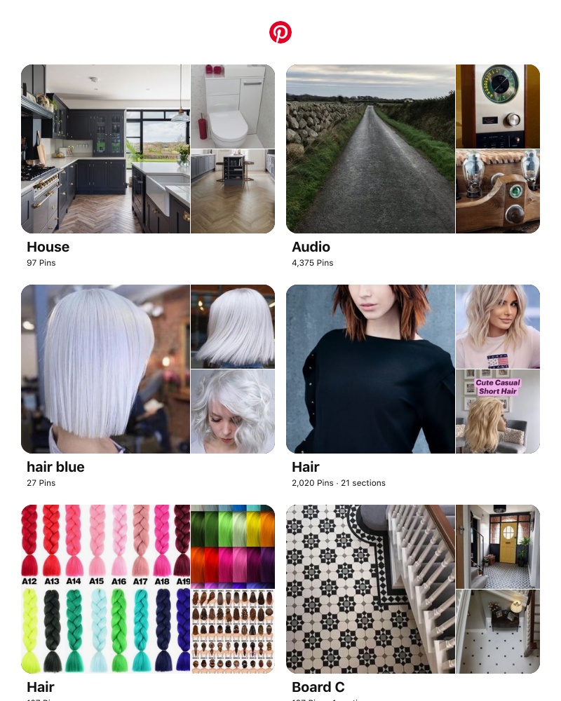 Pinterest - "House", "Audio" and 8 other boards like yours