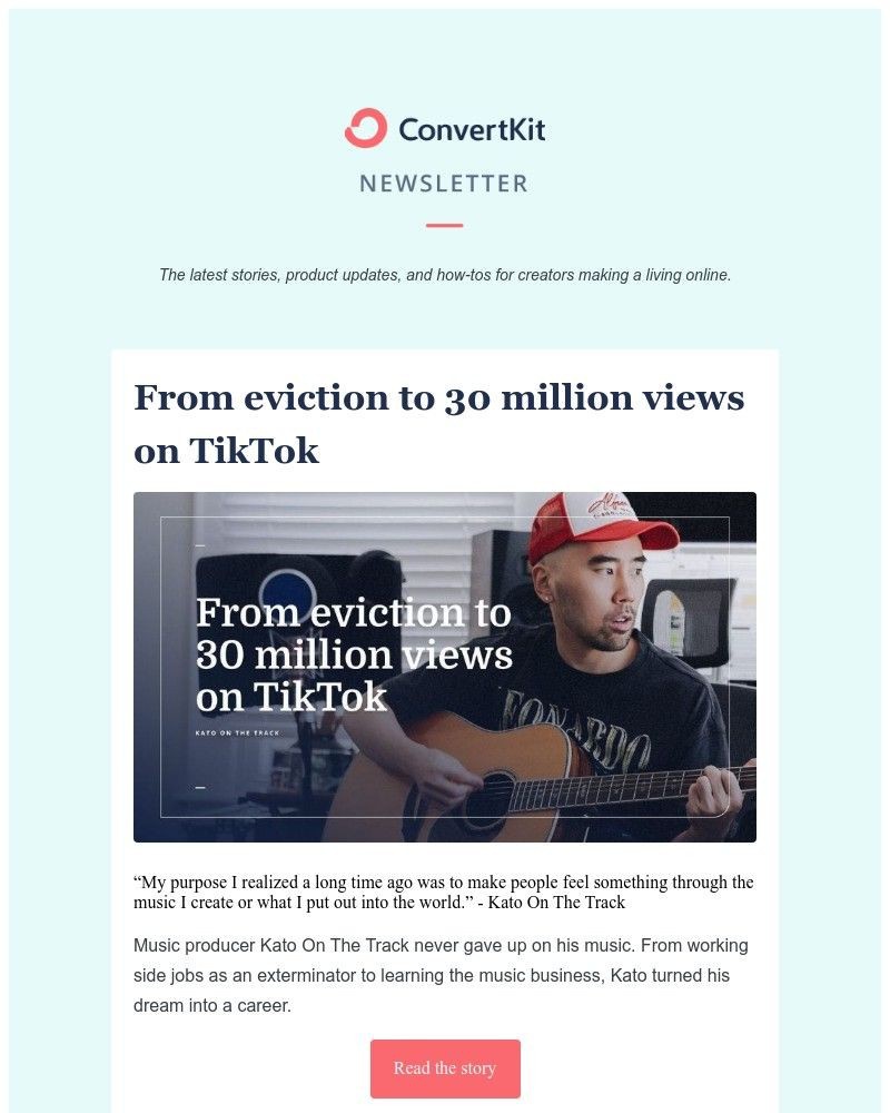 Onboarding on ConvertKit video screenshot