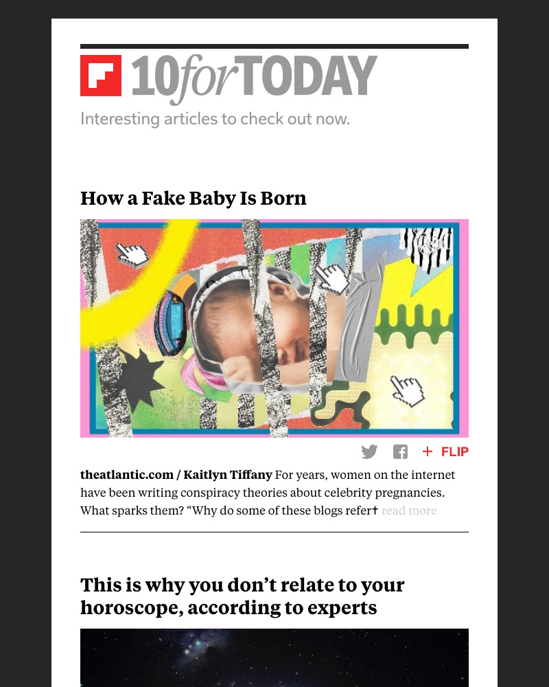 Flipboard - How a fake baby is born
