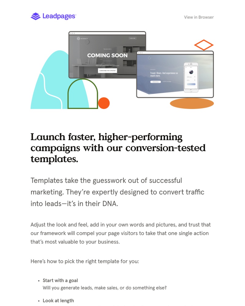Leadpages - How about a headstart?