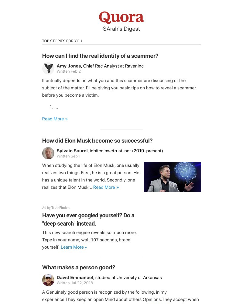 Onboarding on Quora video screenshot