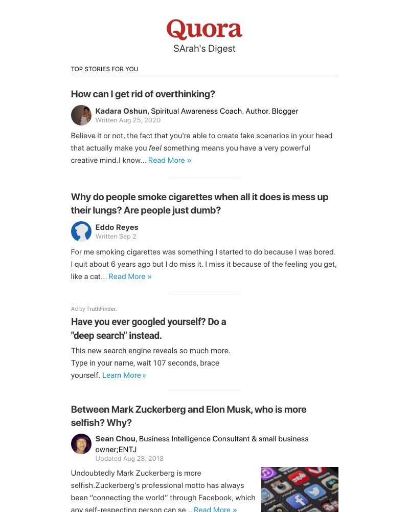 Onboarding on Quora video screenshot