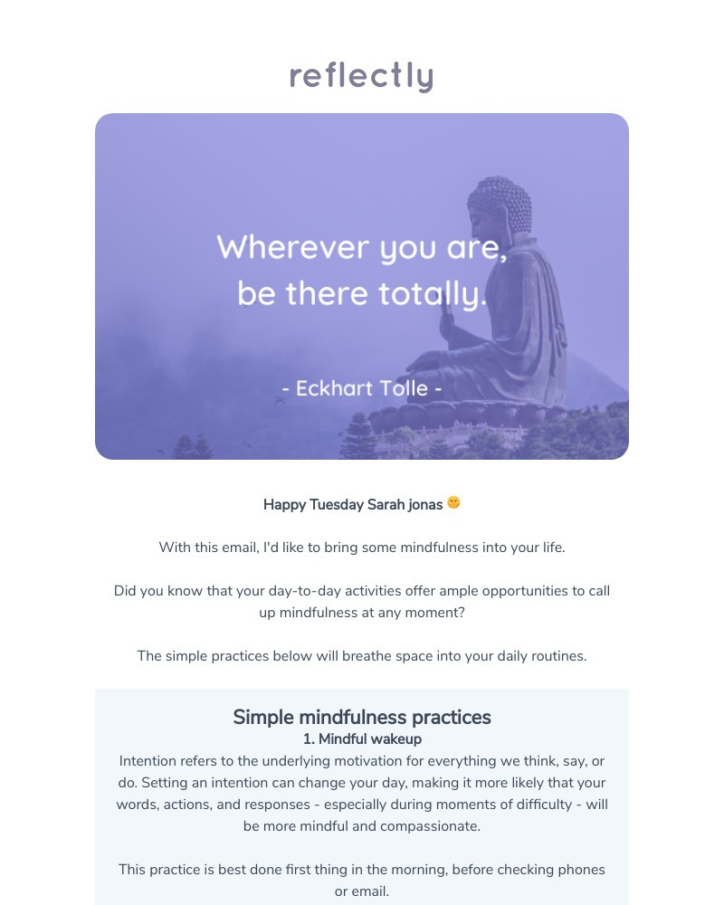 Reflectly - How can you be a little more mindful? 🧘‍♀️