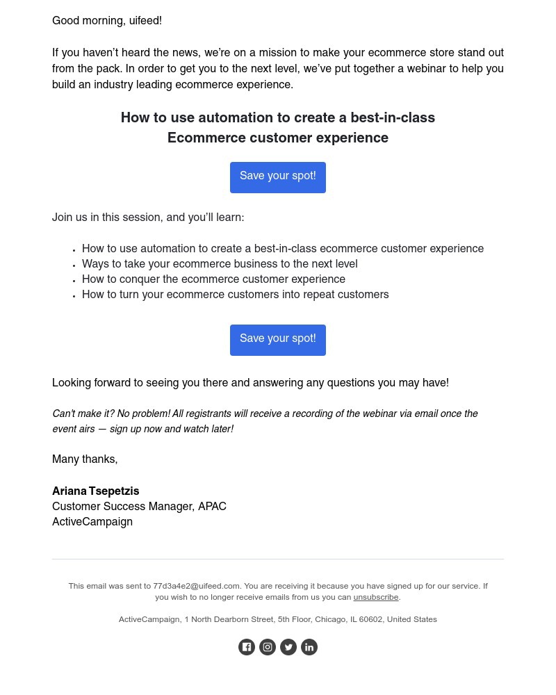  - How can you make your e-commerce experience best in class?