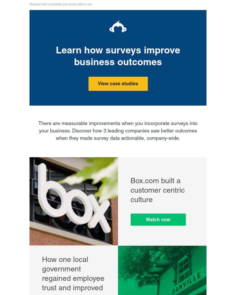 SurveyMonkey - How CX, HR and marketing teams win with surveys