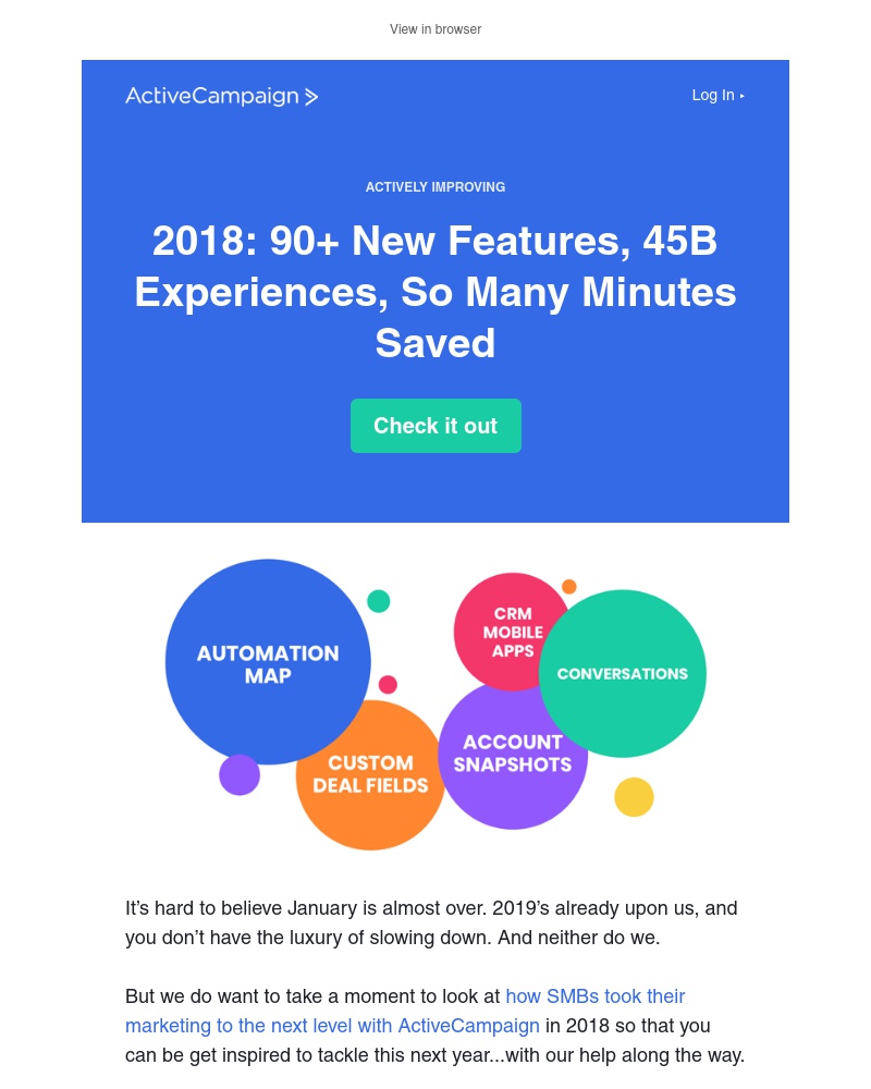  - How did SMBs use marketing automation in 2018?