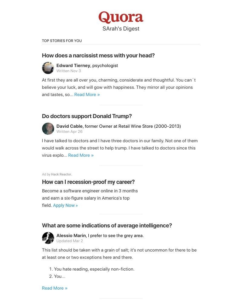 Quora - How does a narcissist mess with your head?