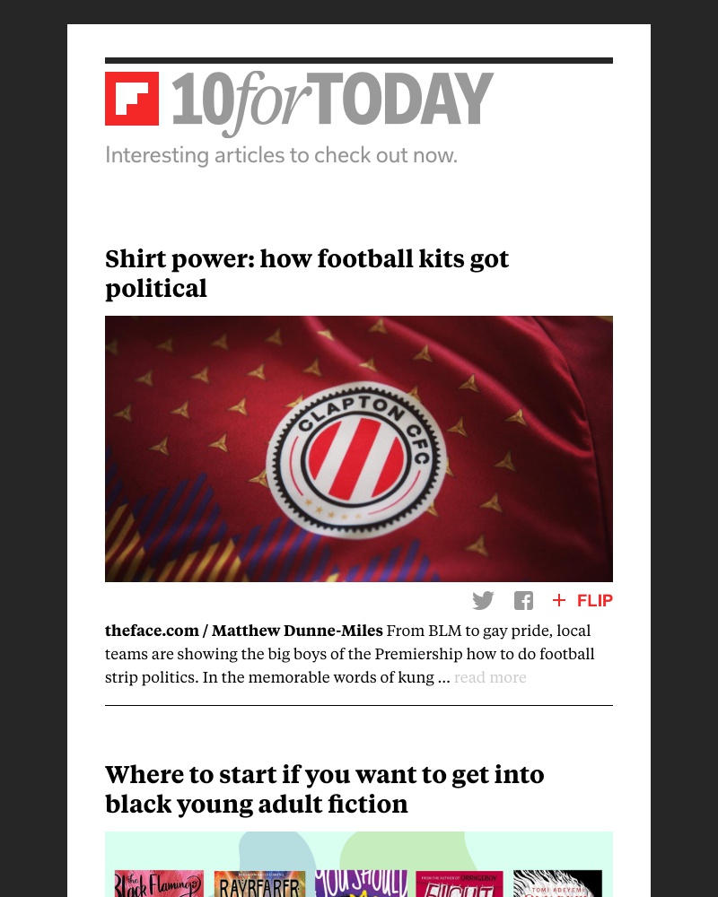 Flipboard - How football kits got political
