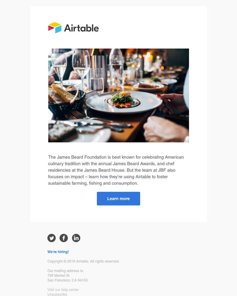 Airtable - How James Beard Foundation serves the chef community