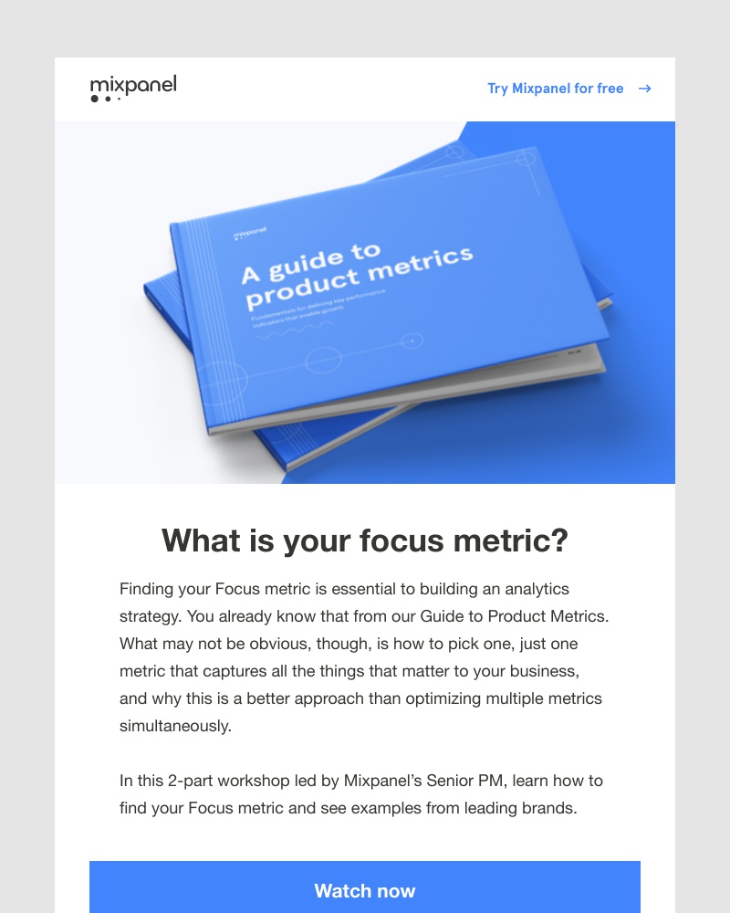 Mixpanel - How leading brands pick their metrics