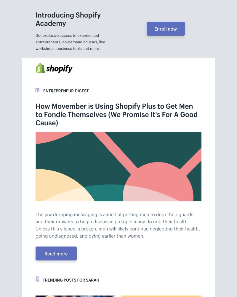 Shopify - How Movember Uses Shopify