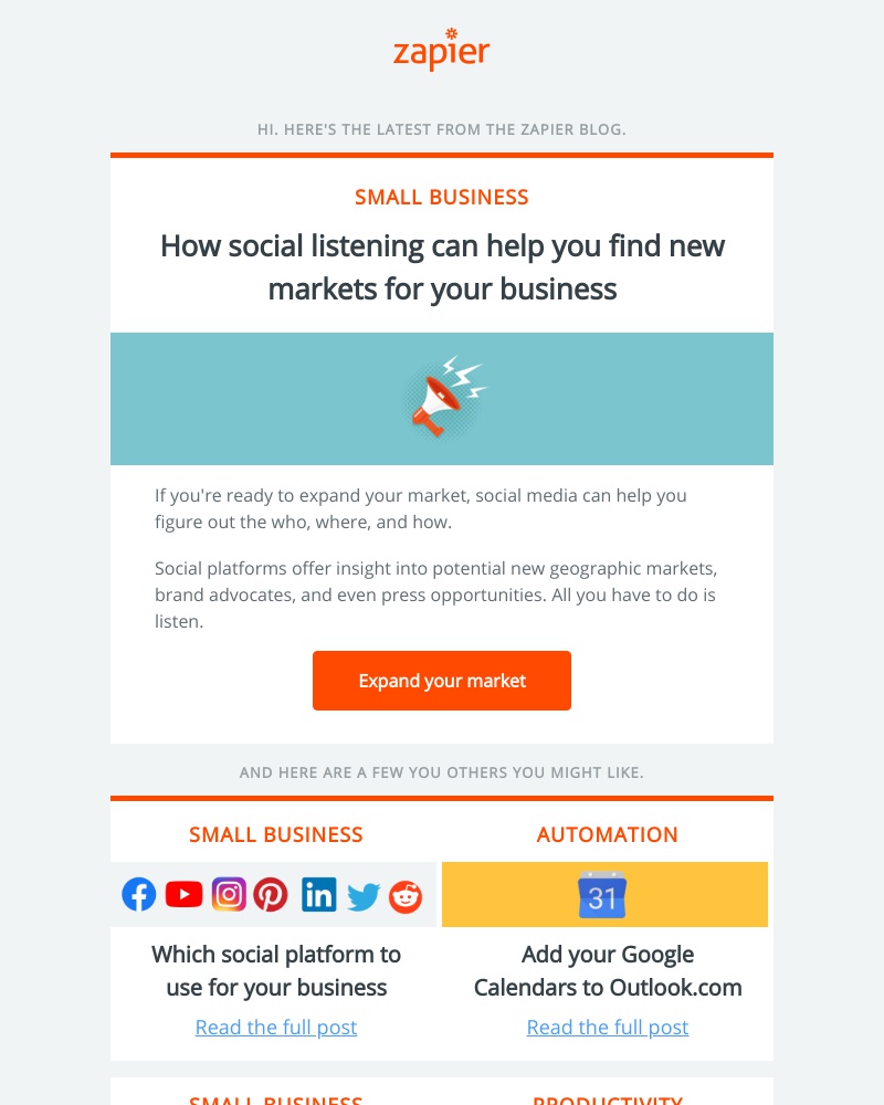 Zapier - How social listening can help you find new markets for your business