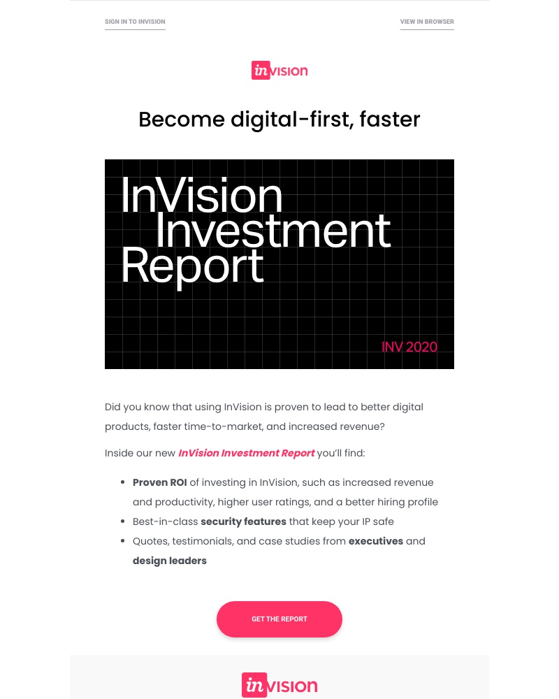 InVision - How the best teams release digital products 6.5 weeks faster