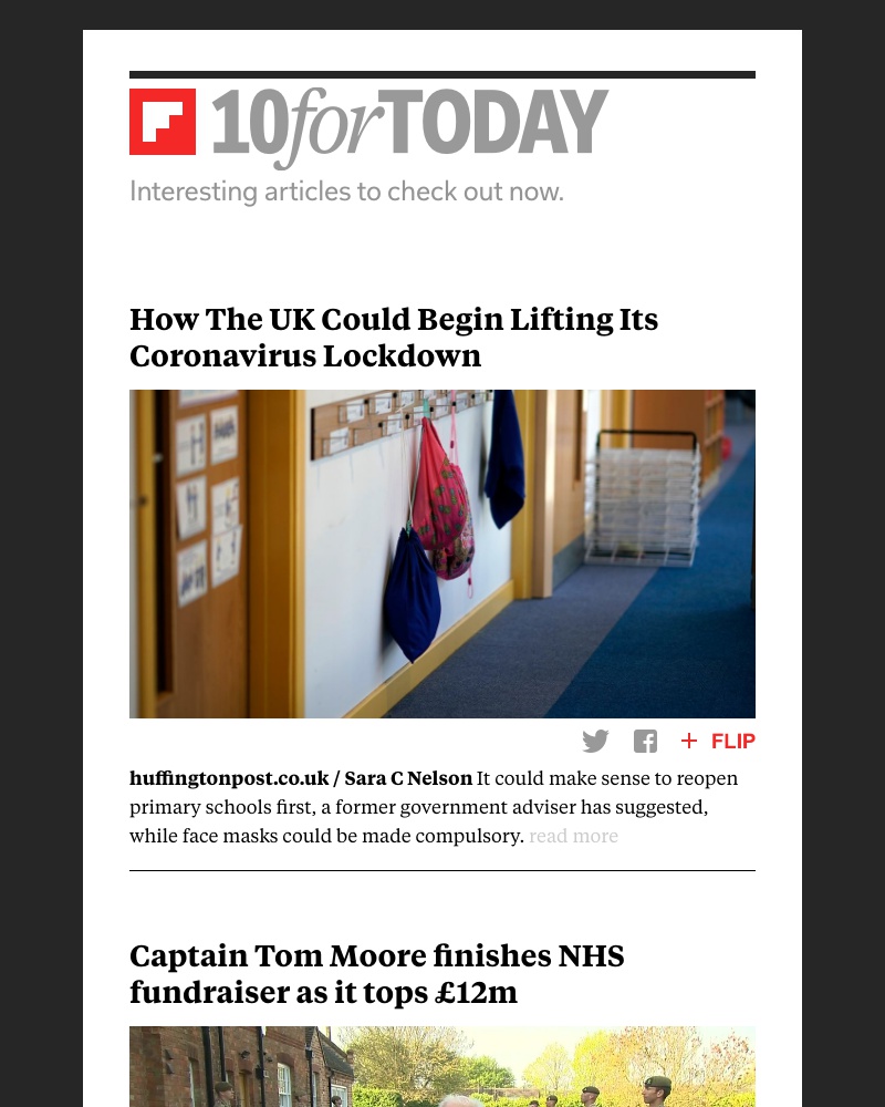 Flipboard - How the UK could begin lifting lockdown