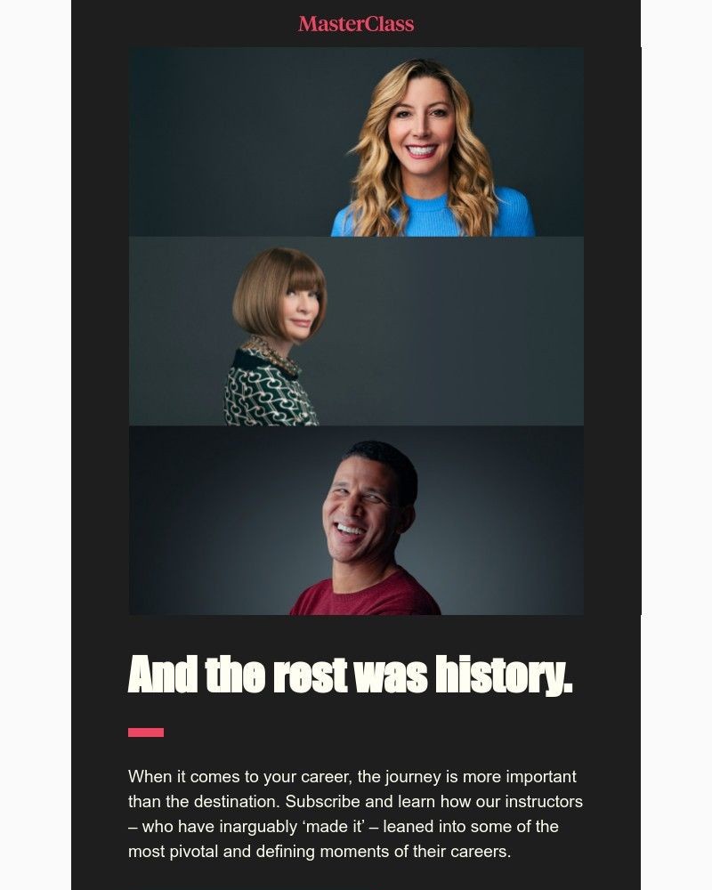  - How they ‘made it’