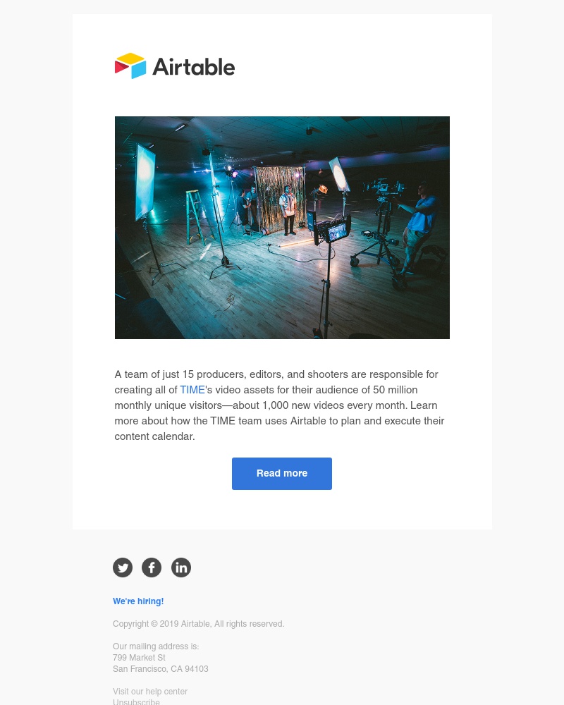 Airtable - How TIME's video team plans editorial with Airtable