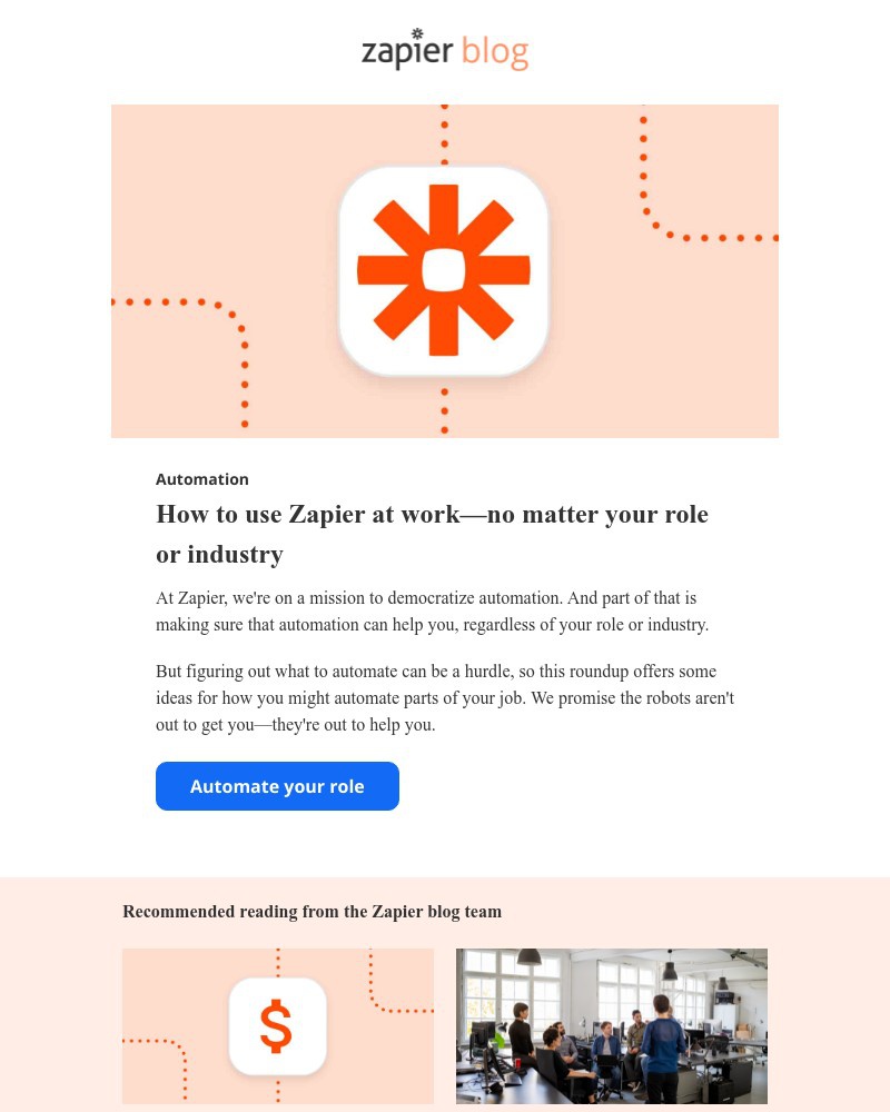 Zapier - How to automate in any role