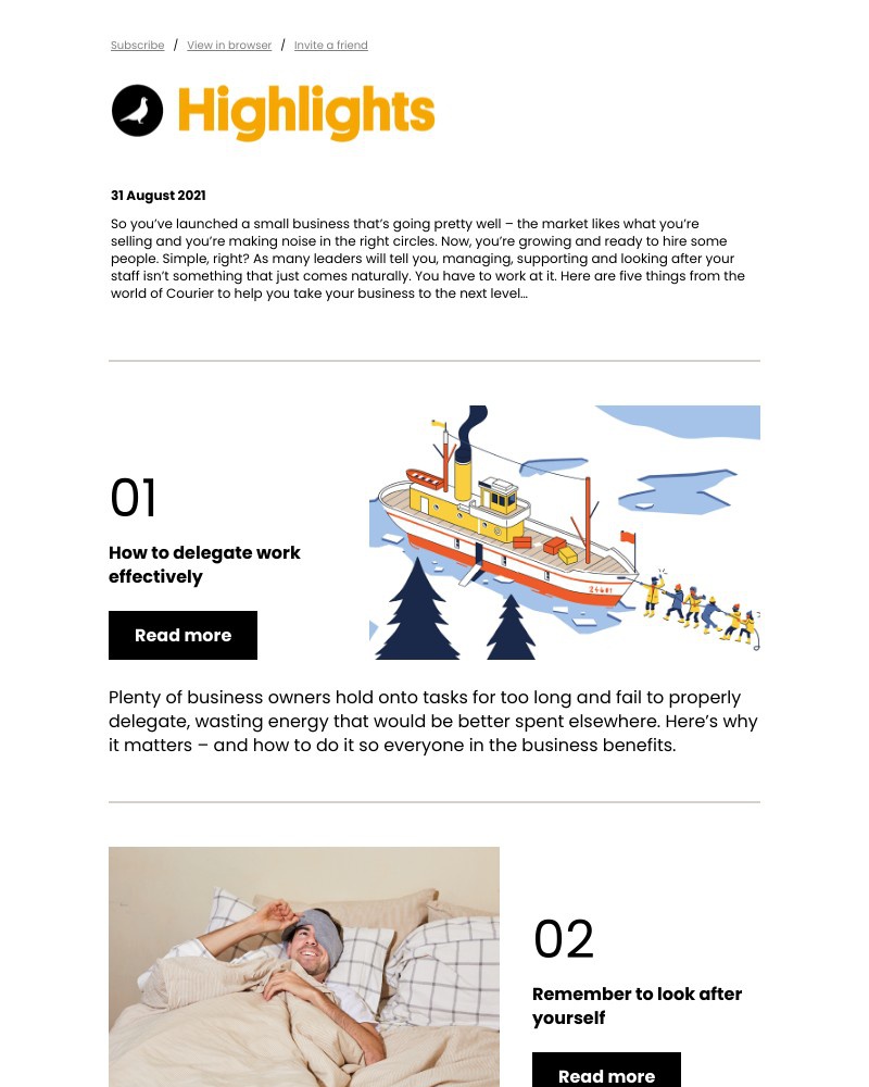 Mailchimp - How to be a better leader